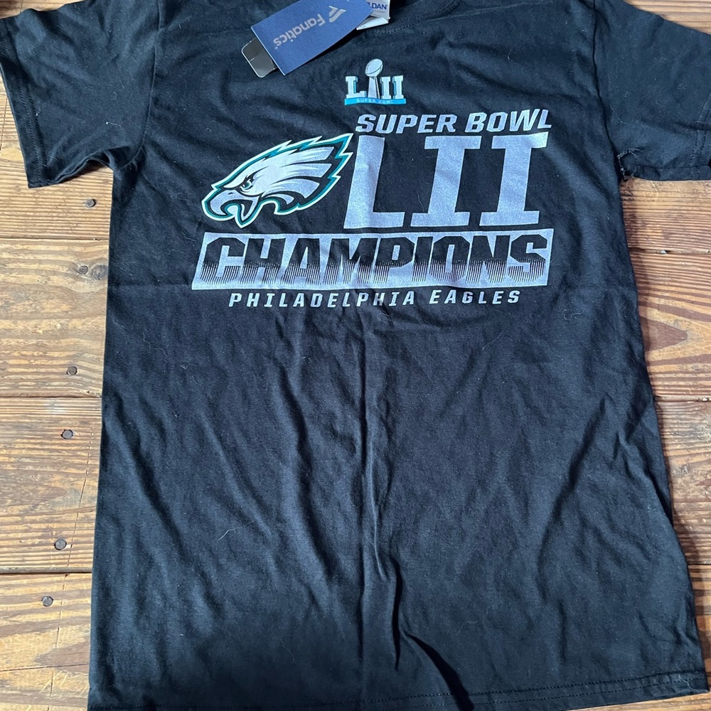 Fanatics Black Super Bowl Philadelphia Eagles T-Shirt